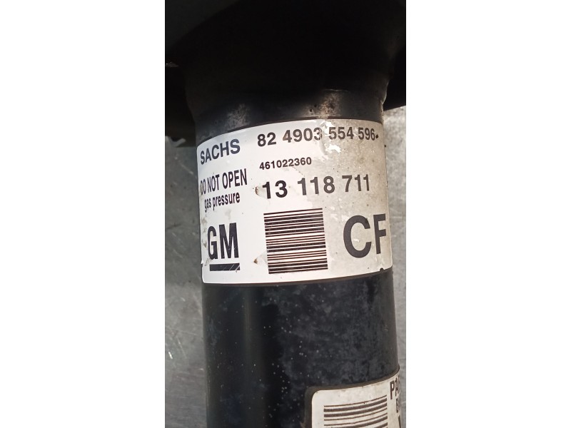 Recambio de amortiguador delantero izquierdo para opel vectra c gts (z02) 2.2 dti 16v (f68) referencia OEM IAM 13118711  03