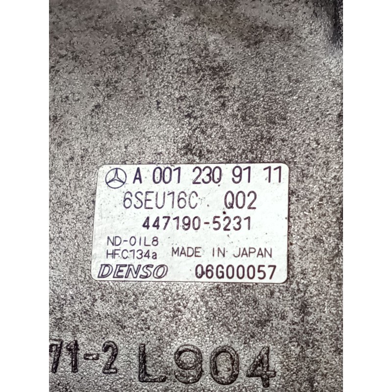 Recambio de compresor aire acondicionado para mercedes-benz clase a (w169) a 180 cdi (169.007, 169.307) referencia OEM IAM A0012