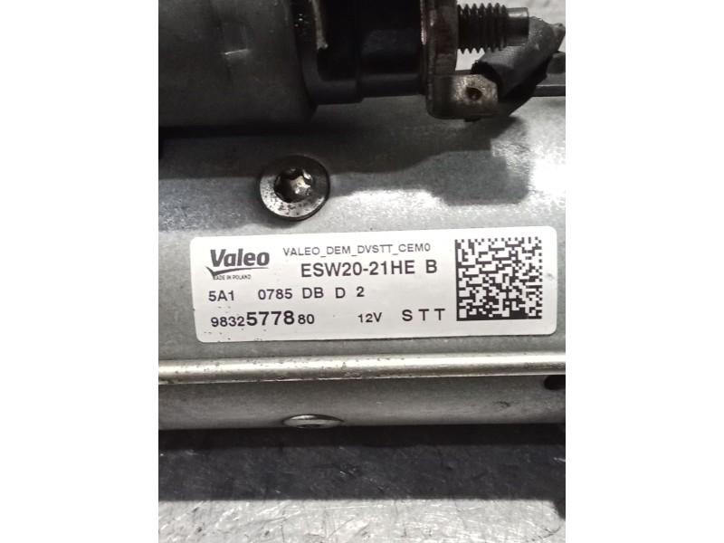 Recambio de motor arranque para peugeot 308 ii (lb_, lp_, lw_, lh_, l3_) 1.5 bluehdi 130 referencia OEM IAM 9832577880  15