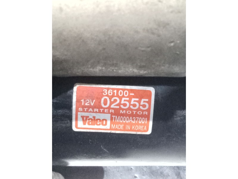 Recambio de motor arranque para hyundai atos (mx) 1.1 referencia OEM IAM 3610002555 TM000A37001 03