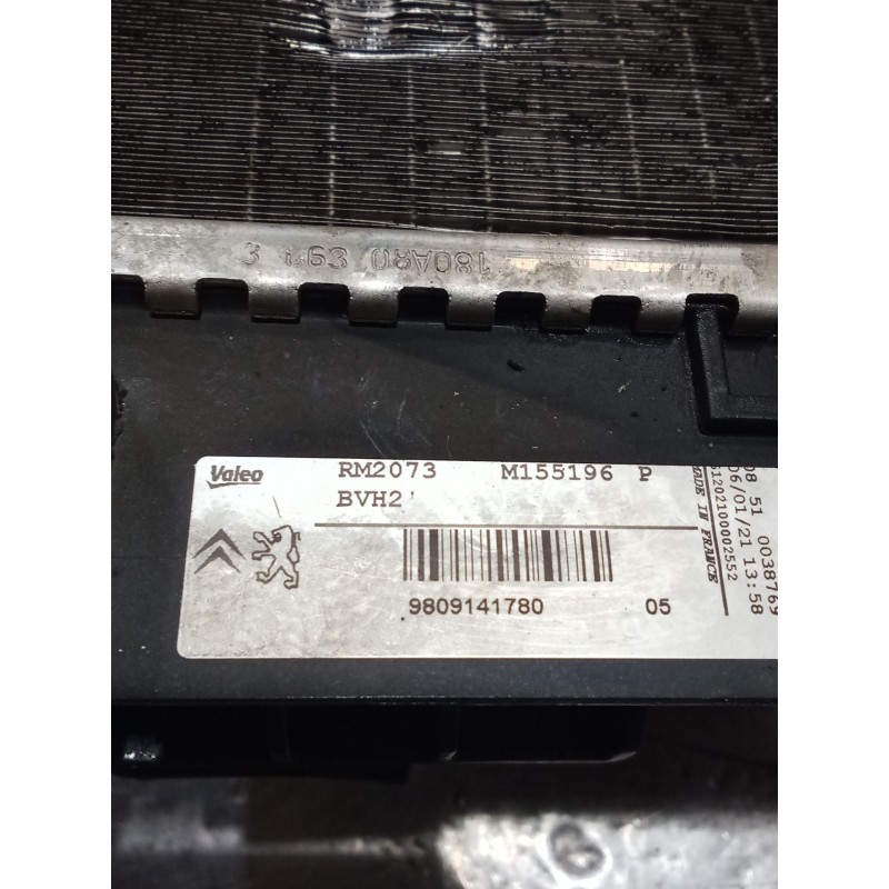 Recambio de radiador agua para peugeot 308 ii (lb_, lp_, lw_, lh_, l3_) 1.5 bluehdi 130 referencia OEM IAM 9809141780  15