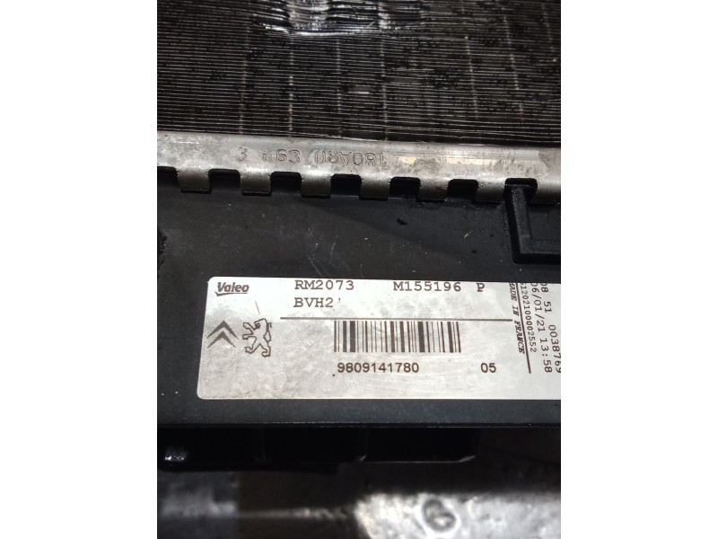 Recambio de radiador agua para peugeot 308 ii (lb_, lp_, lw_, lh_, l3_) 1.5 bluehdi 130 referencia OEM IAM 9809141780  15
