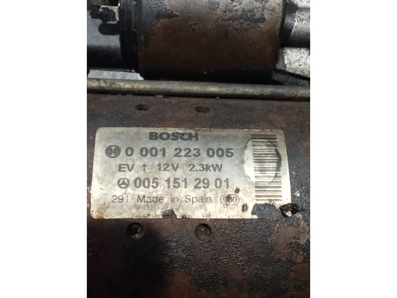 Recambio de motor arranque para mercedes-benz clase e (w211) berlina referencia OEM IAM 0051512901 0001223005 