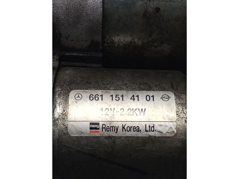 Recambio de motor arranque para ssangyong actyon sports xdi 4wd referencia OEM IAM 6611514101  