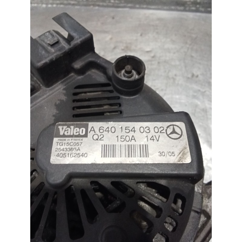 Recambio de alternador para mercedes-benz clase a (w169) a 180 cdi (169.007, 169.307) referencia OEM IAM A6401540302 2543363A 04
