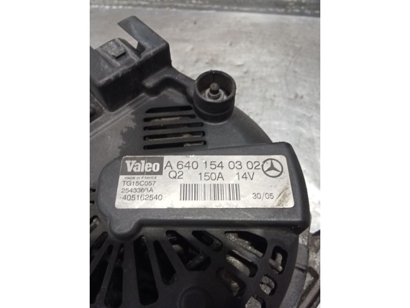 Recambio de alternador para mercedes-benz clase a (w169) a 180 cdi (169.007, 169.307) referencia OEM IAM A6401540302 2543363A 04