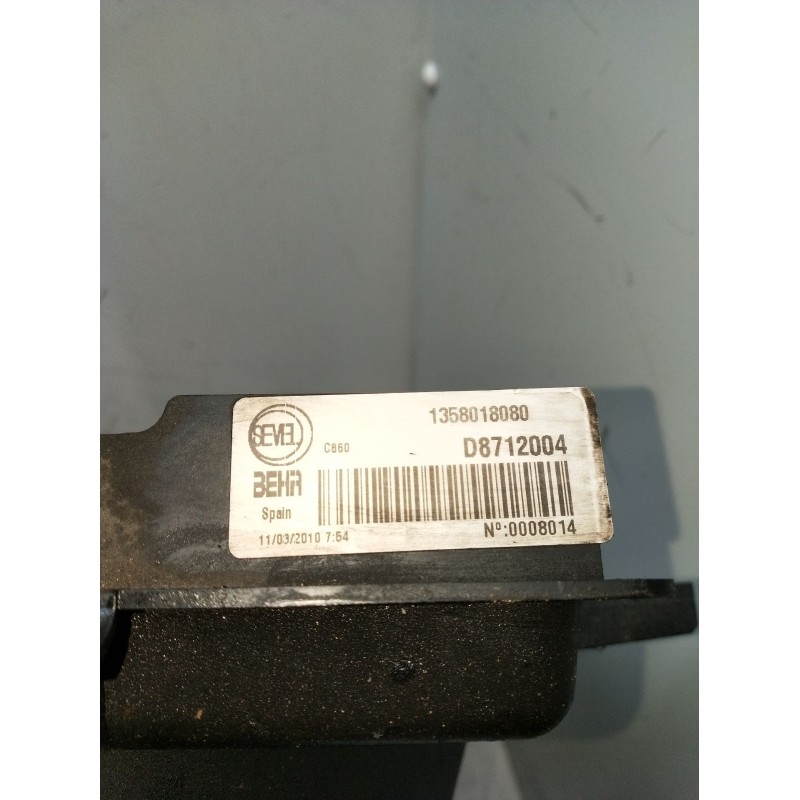 Recambio de electroventilador para fiat ducato furgoneta (250_) 160 multijet 3,0 d referencia OEM IAM 1358018080 D8712004 2006