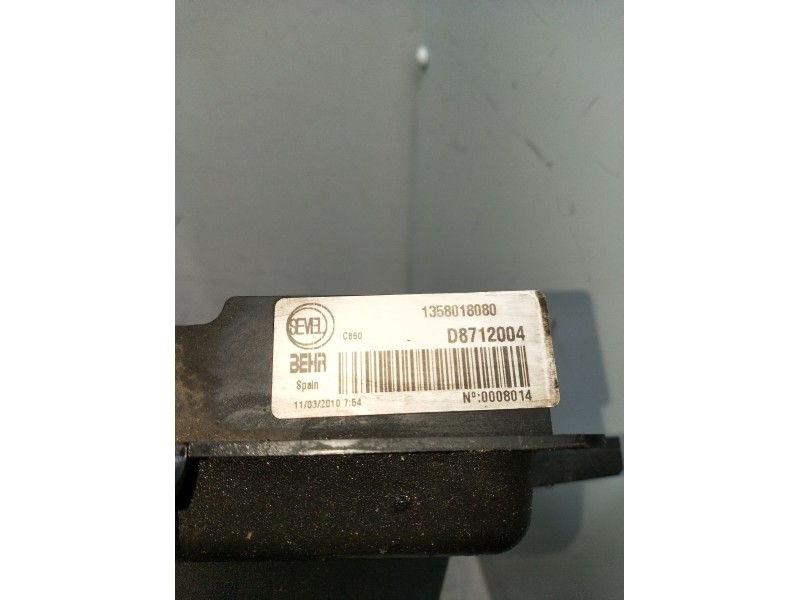 Recambio de electroventilador para fiat ducato furgoneta (250_) 160 multijet 3,0 d referencia OEM IAM 1358018080 D8712004 2006