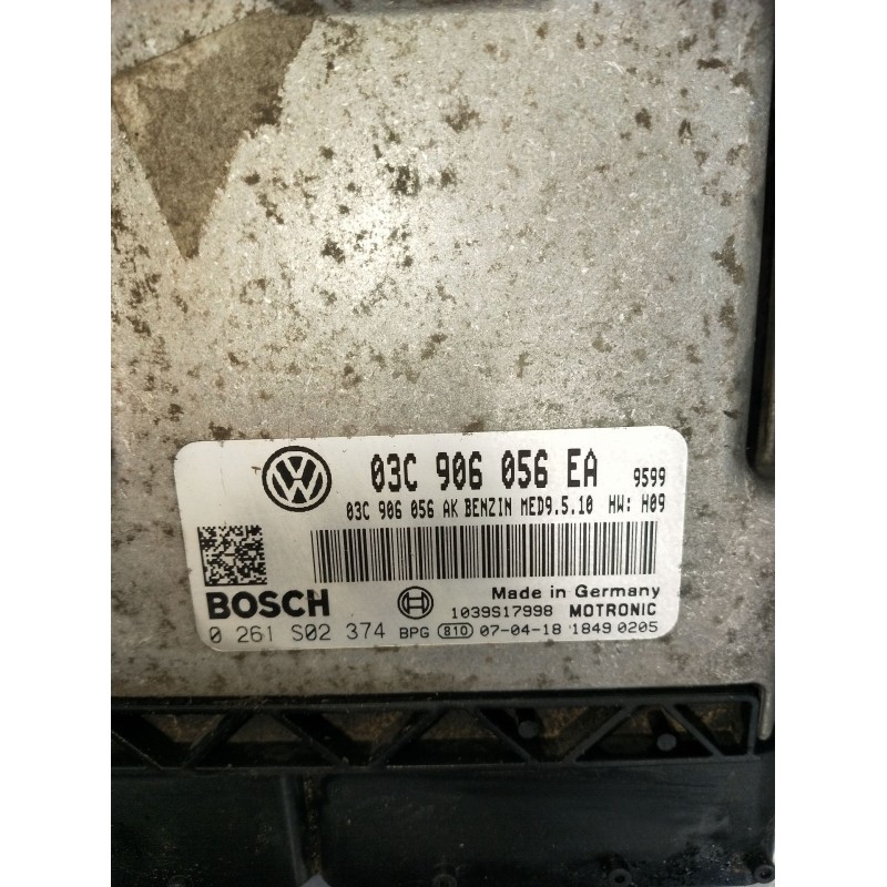 Recambio de centralita motor uce para volkswagen eos (1f7) 1.6 referencia OEM IAM 0261S02374 03C906056EA 1039S17998 2006