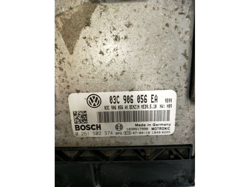 Recambio de centralita motor uce para volkswagen eos (1f7) 1.6 referencia OEM IAM 0261S02374 03C906056EA 1039S17998 2006