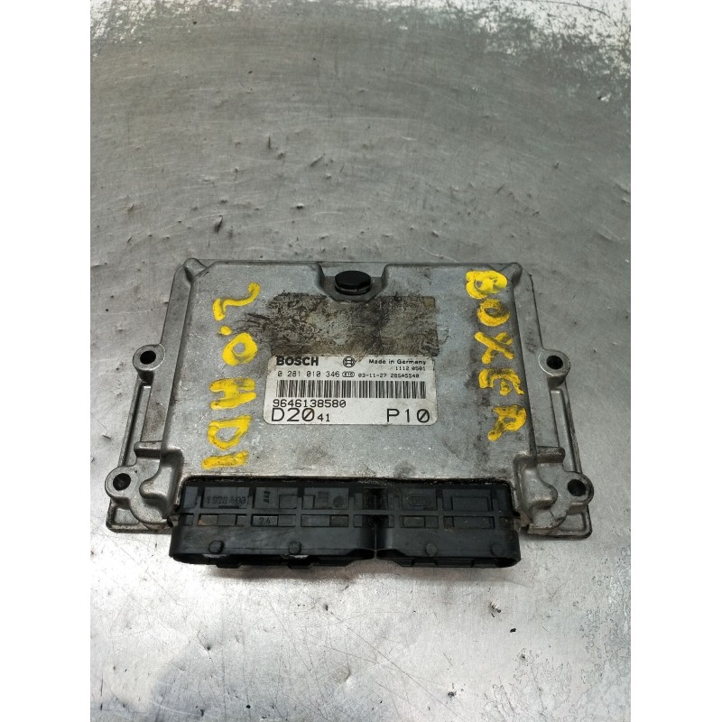 Recambio de centralita motor uce para fiat ducato furgoneta (244_) 2.0 jtd referencia OEM IAM 0281010346 9646138580 28SA5540 200