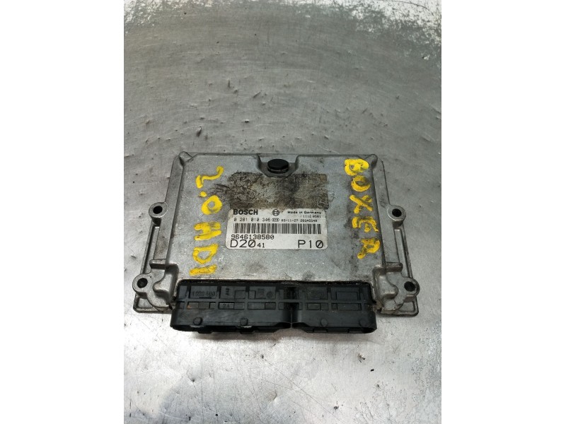 Recambio de centralita motor uce para fiat ducato furgoneta (244_) 2.0 jtd referencia OEM IAM 0281010346 9646138580 28SA5540 200