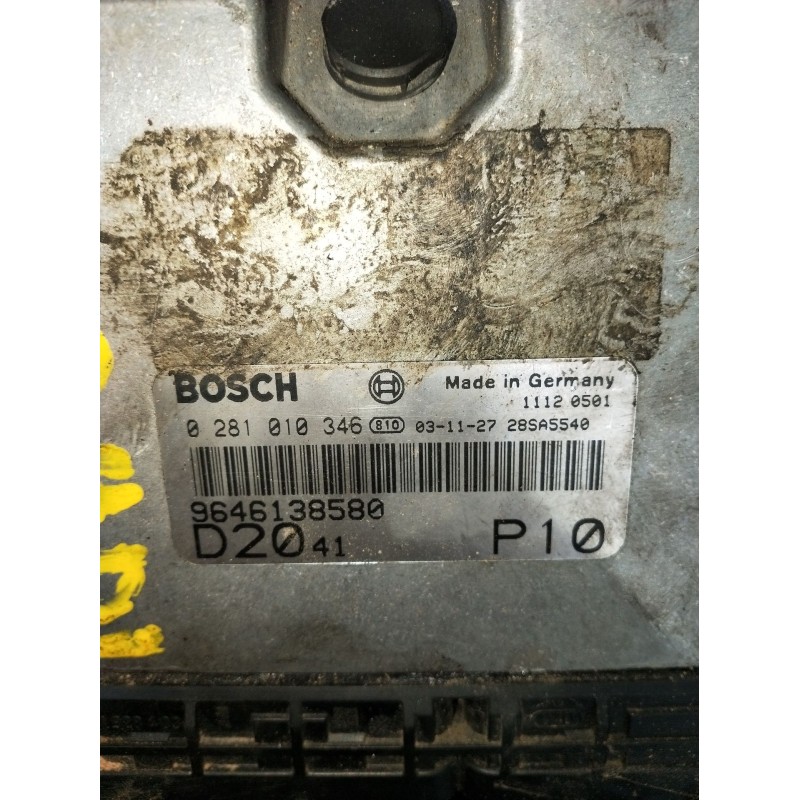Recambio de centralita motor uce para fiat ducato furgoneta (244_) 2.0 jtd referencia OEM IAM 0281010346 9646138580 28SA5540 200