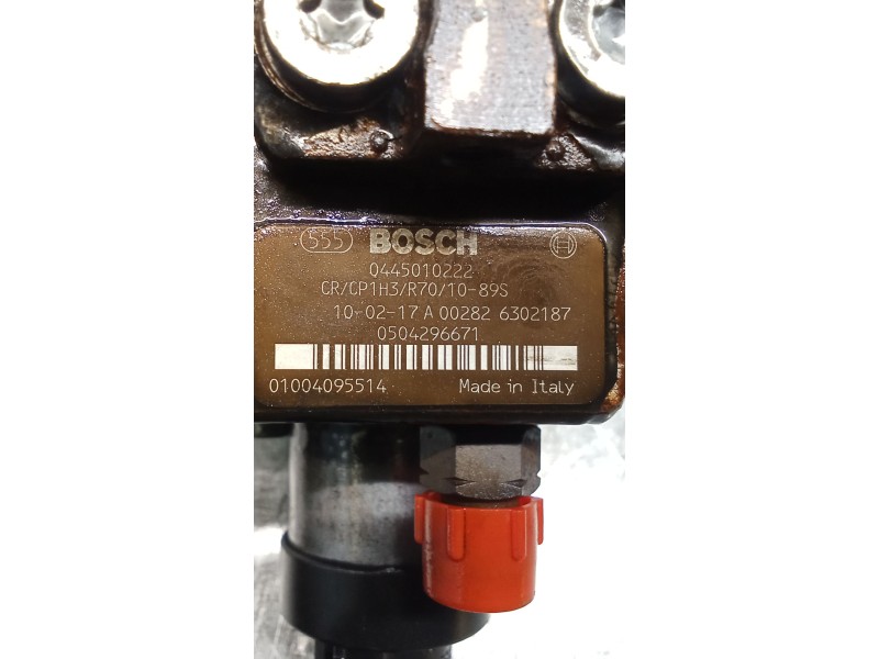 Recambio de bomba inyeccion para fiat ducato furgoneta (250_) 160 multijet 3,0 d referencia OEM IAM 0445010222 0504296671 BOSCH