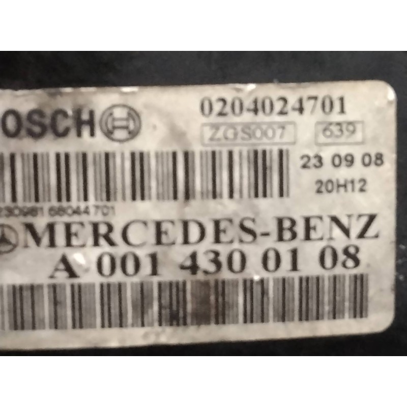 Recambio de servofreno para mercedes vito caja cerrada 6.03  111 cdi largo (639.603) referencia OEM IAM 0204024701 A0014300108 0