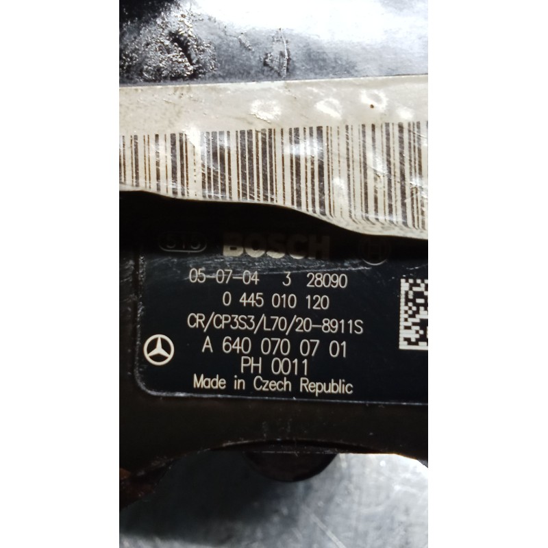 Recambio de bomba inyeccion para mercedes-benz clase a (w169) a 180 cdi (169.007, 169.307) referencia OEM IAM 0445010120 A640070
