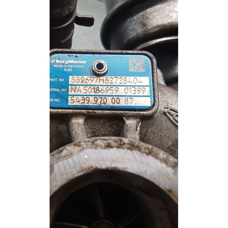 Recambio de turbocompresor para renault megane iii grandtour (kz0/1) 1.6 16v (kz0u, kz1b, kz1u) referencia OEM IAM 54399700087  