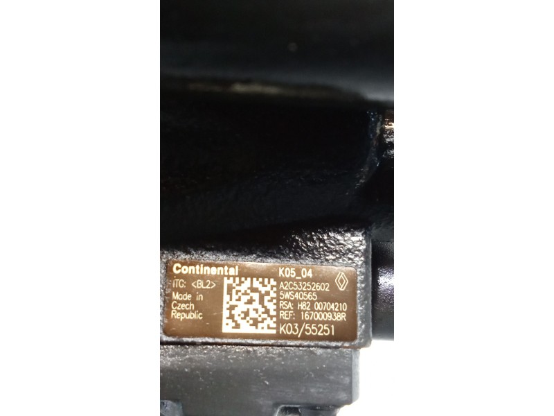 Recambio de bomba inyeccion para renault megane iii grandtour (kz0/1) 1.6 16v (kz0u, kz1b, kz1u) referencia OEM IAM A2C53252602 