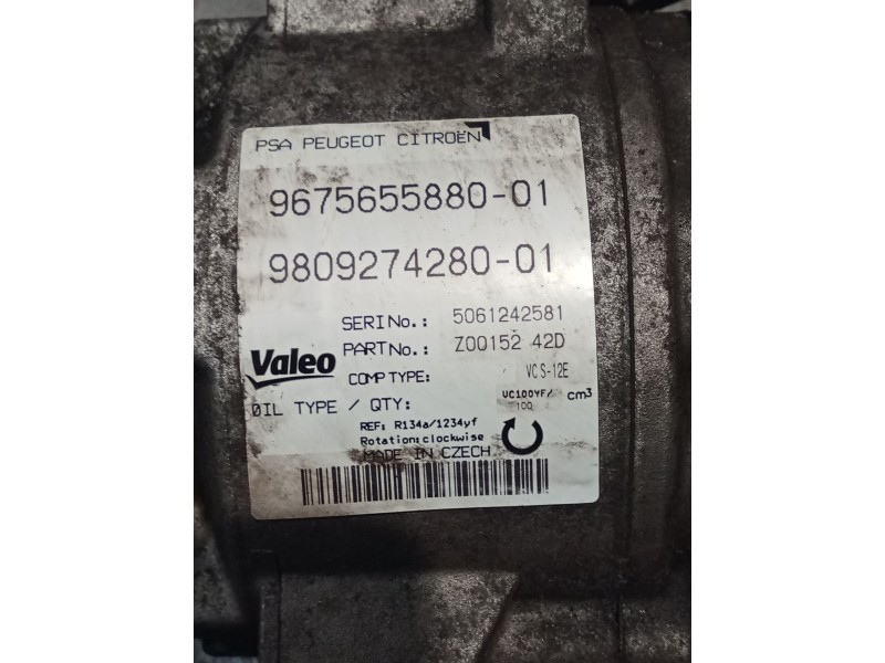 Recambio de compresor aire acondicionado para peugeot 308 sw ii (lc_, lj_, lr_, lx_, l4_) 2.0 bluehdi 150 referencia OEM IAM 967