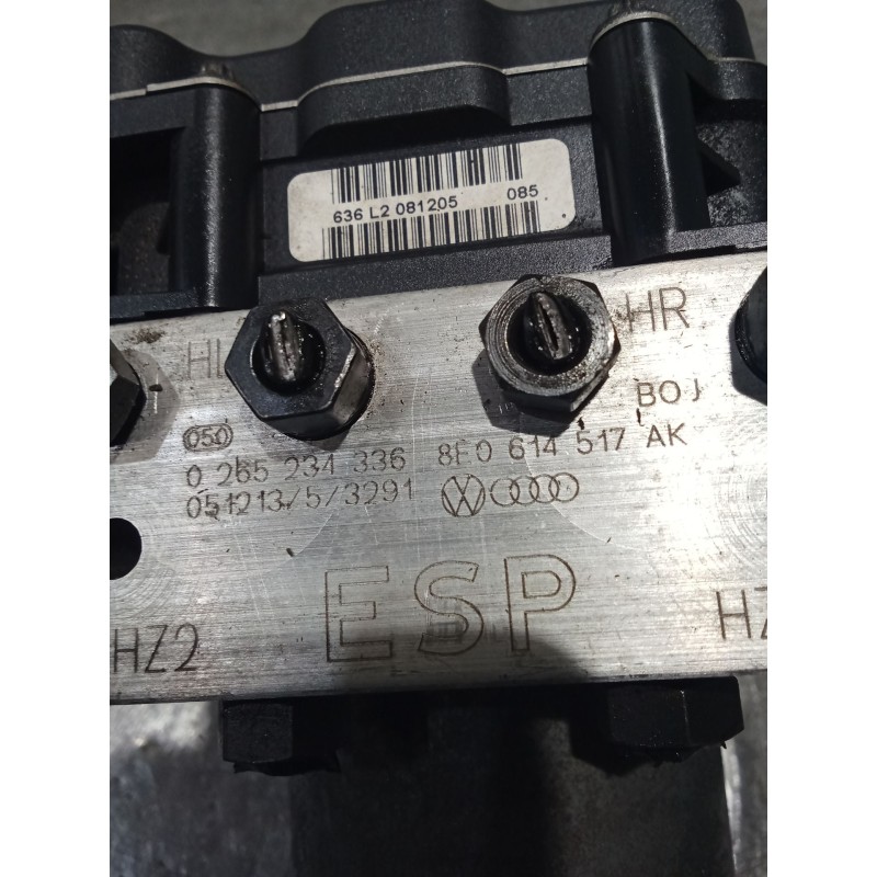 Recambio de abs para audi a4 b7 (8ec) 2.0 tdi 16v referencia OEM IAM 0265950474 8E0910517D 0265234336 8E0614517AK