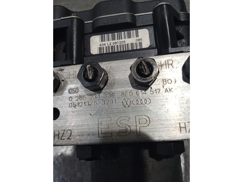 Recambio de abs para audi a4 b7 (8ec) 2.0 tdi 16v referencia OEM IAM 0265950474 8E0910517D 0265234336 8E0614517AK