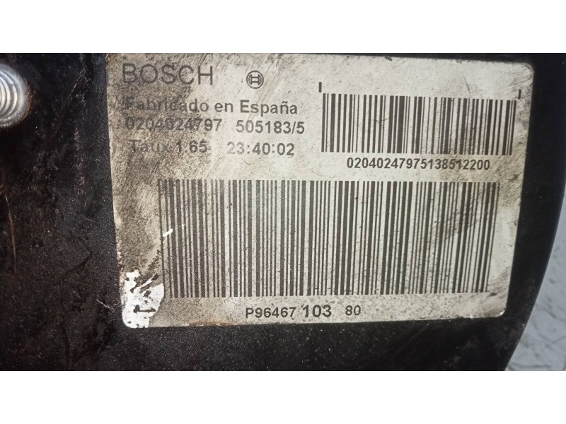 Recambio de servofreno para citroen c5 break 2.0 hdi fap referencia OEM IAM 9646710380  
