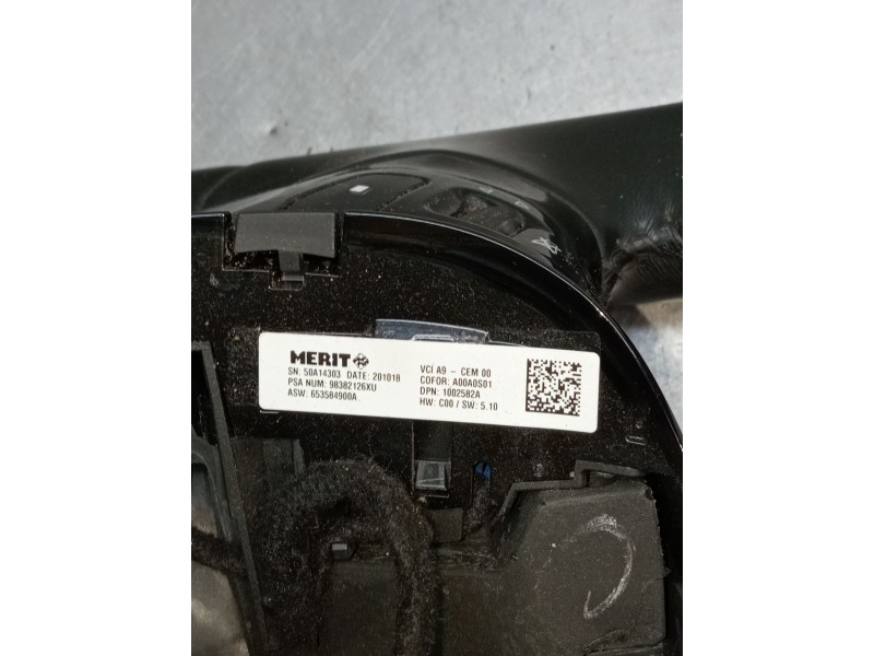 Recambio de volante para peugeot 308 ii (lb_, lp_, lw_, lh_, l3_) 1.5 bluehdi 130 referencia OEM IAM 98382126XU 653584900A 2015