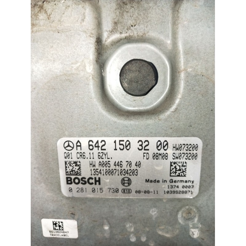 Recambio de centralita motor uce para mercedes-benz clase glk (w204) glk glk 320 cdi 4-matic (204.983) referencia OEM IAM 028101