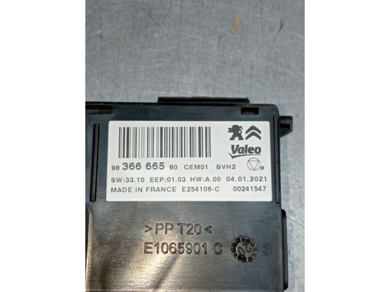 Recambio de modulo electronico para peugeot 308 ii (lb_, lp_, lw_, lh_, l3_) 1.5 bluehdi 130 referencia OEM IAM 9836666580  2015