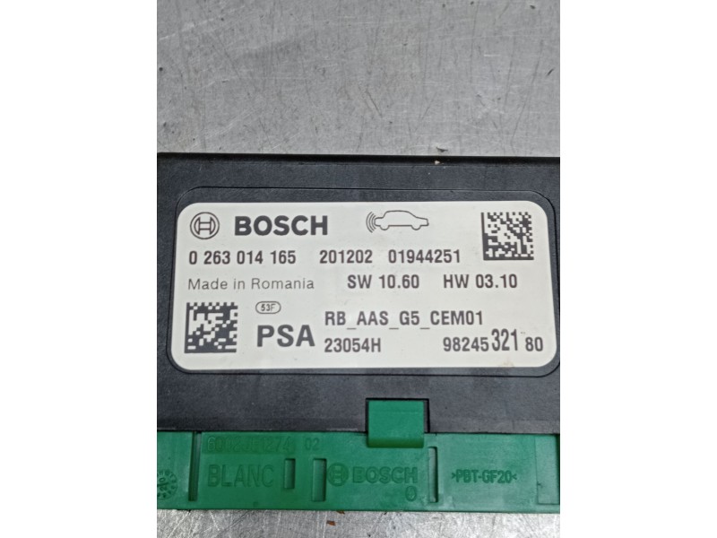 Recambio de modulo electronico para peugeot 308 ii (lb_, lp_, lw_, lh_, l3_) 1.5 bluehdi 130 referencia OEM IAM 0263014165 PSA23