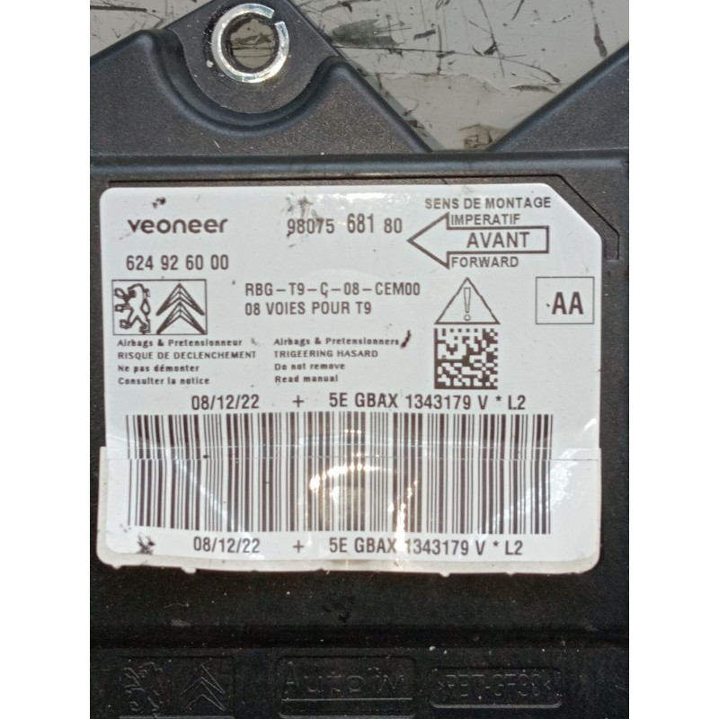 Recambio de kit airbag para peugeot 308 ii (lb_, lp_, lw_, lh_, l3_) 1.5 bluehdi 130 referencia OEM IAM   2015