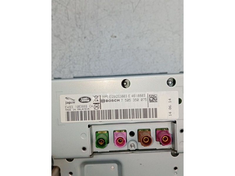 Recambio de pantalla multifuncion para jaguar xj luxury referencia OEM IAM 7505350075 EW9310E889 2009