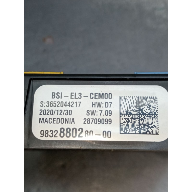 Recambio de caja reles / fusibles para peugeot 308 ii (lb_, lp_, lw_, lh_, l3_) 1.5 bluehdi 130 referencia OEM IAM 9832880280 36