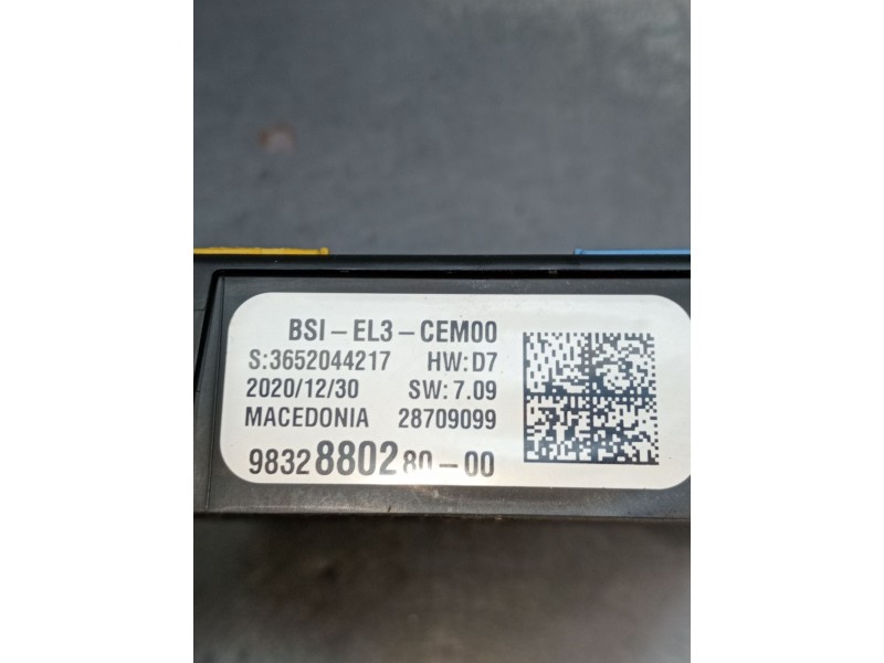 Recambio de caja reles / fusibles para peugeot 308 ii (lb_, lp_, lw_, lh_, l3_) 1.5 bluehdi 130 referencia OEM IAM 9832880280 36