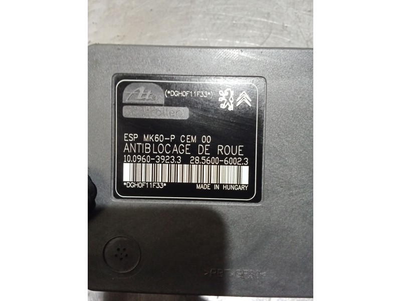Recambio de abs para peugeot 207/207+ (wa_, wc_) 1.6 hdi referencia OEM IAM 10096039233 28560060023 9665898980 10020604124