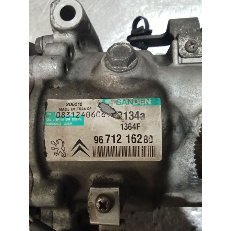 Recambio de compresor aire acondicionado para peugeot 207/207+ (wa_, wc_) 1.6 hdi referencia OEM IAM   
