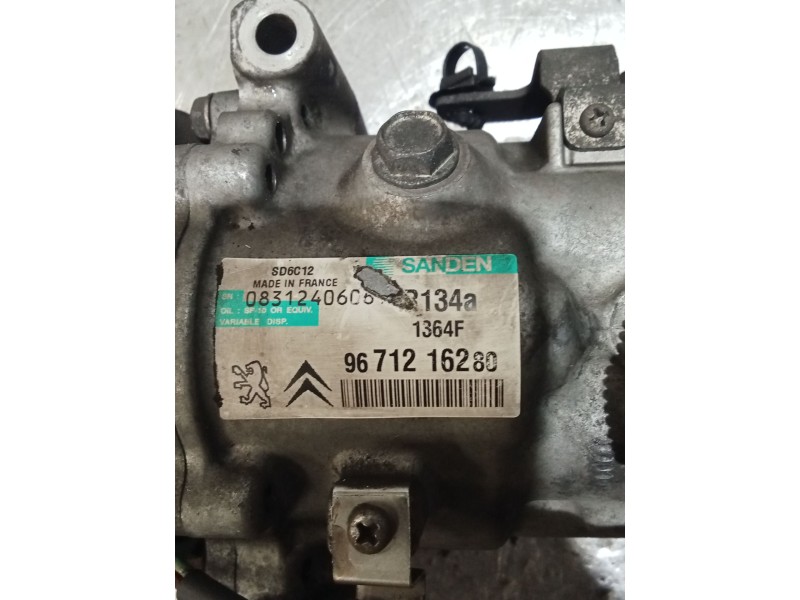 Recambio de compresor aire acondicionado para peugeot 207/207+ (wa_, wc_) 1.6 hdi referencia OEM IAM   
