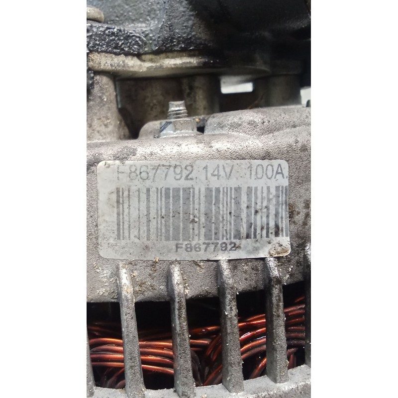 Recambio de alternador para opel corsa c (x01) 1.7 di (f08, f68) referencia OEM IAM F867792 INCORPORA DEPRESOR 01 100A