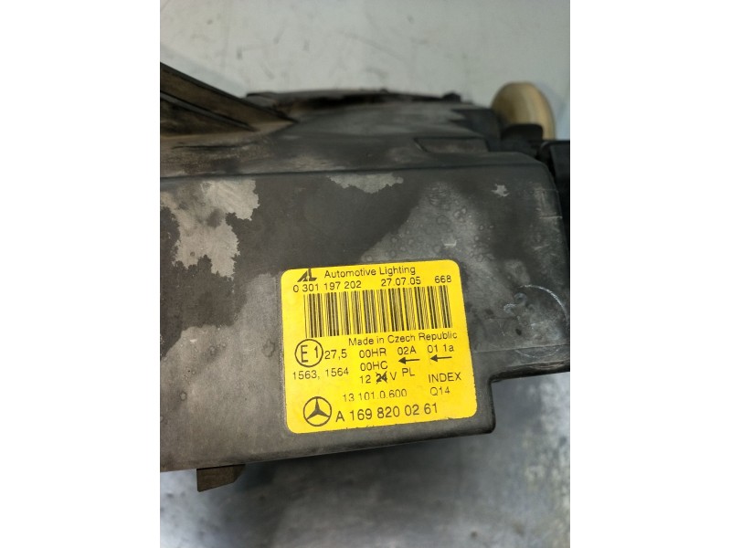 Recambio de faro derecho para mercedes-benz clase a (w169) a 180 cdi (169.007, 169.307) referencia OEM IAM 0301197202 A169820026