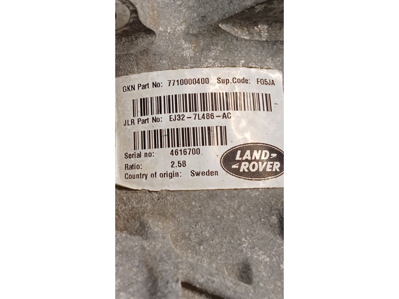 Recambio de diferencial delantero para land rover discovery sport (l550) 2.0 d 4x4 referencia OEM IAM EJ327L486AC 10348256 15