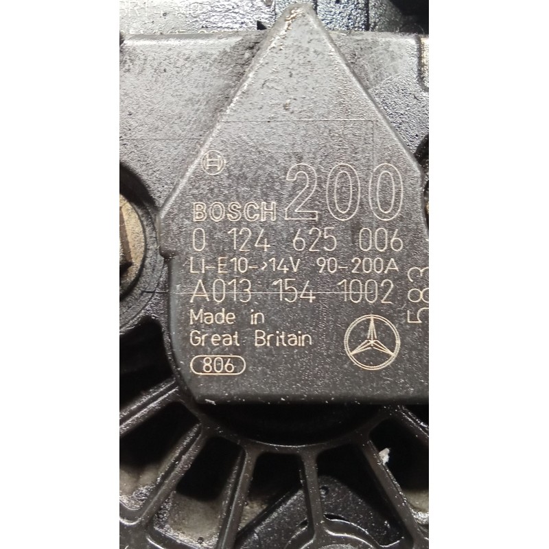 Recambio de alternador para mercedes-benz vito / mixto furgoneta (w639) 111 cdi (639.601, 639.603, 639.605) referencia OEM IAM 0