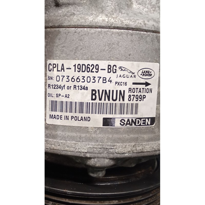 Recambio de compresor aire acondicionado para land rover discovery sport (l550) 2.0 d 4x4 referencia OEM IAM CPLA19D629BG  15