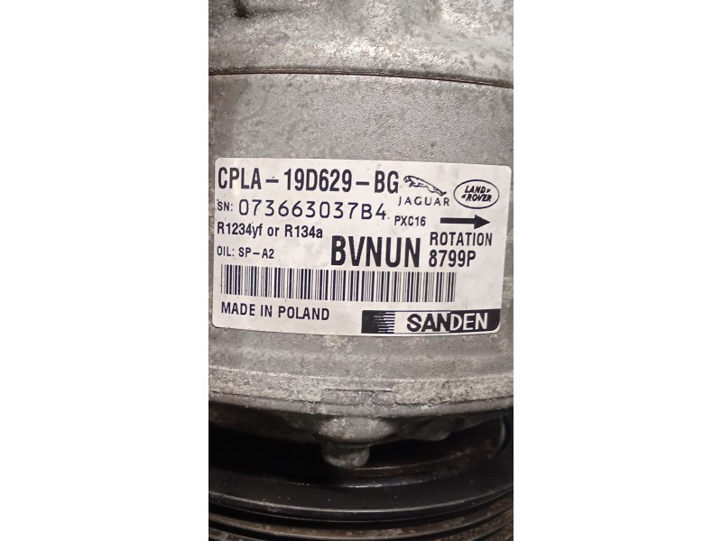 Recambio de compresor aire acondicionado para land rover discovery sport (l550) 2.0 d 4x4 referencia OEM IAM CPLA19D629BG  15