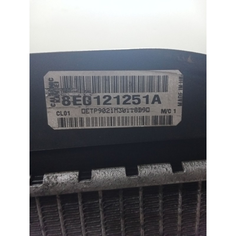 Recambio de radiador agua para audi a4 b7 (8ec) 2.0 tdi 16v referencia OEM IAM 8E0121251A  05