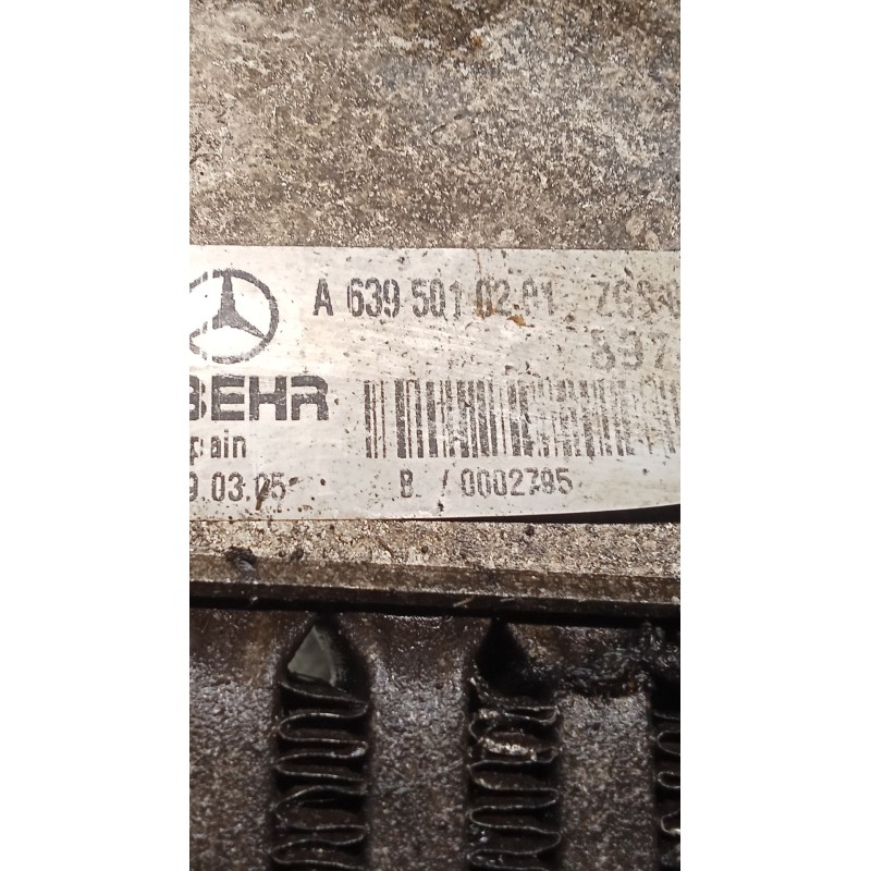 Recambio de intercooler para mercedes-benz vito / mixto furgoneta (w639) 111 cdi (639.601, 639.603, 639.605) referencia OEM IAM 