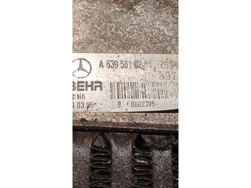 Recambio de intercooler para mercedes-benz vito / mixto furgoneta (w639) 111 cdi (639.601, 639.603, 639.605) referencia OEM IAM 