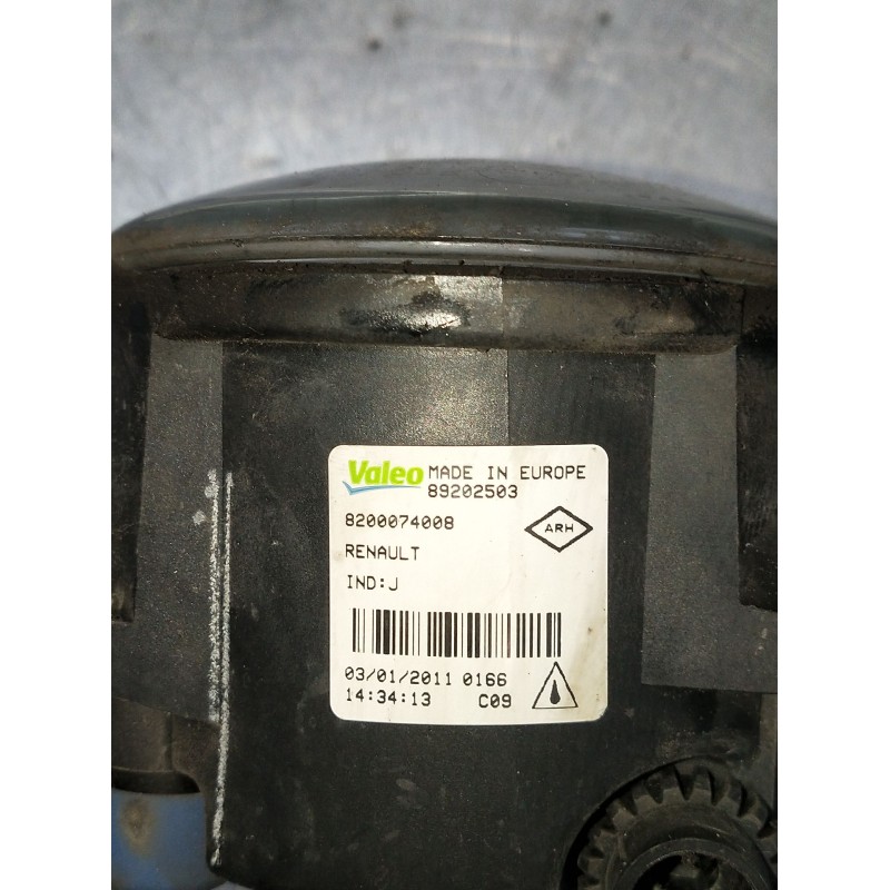 Recambio de faro antiniebla derecho para renault megane iii grandtour (kz0/1) 1.6 16v (kz0u, kz1b, kz1u) referencia OEM IAM 8200