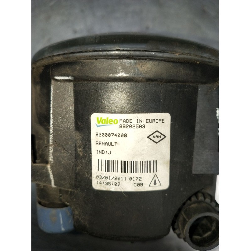 Recambio de faro antiniebla izquierdo para renault megane iii grandtour (kz0/1) 1.6 16v (kz0u, kz1b, kz1u) referencia OEM IAM 89