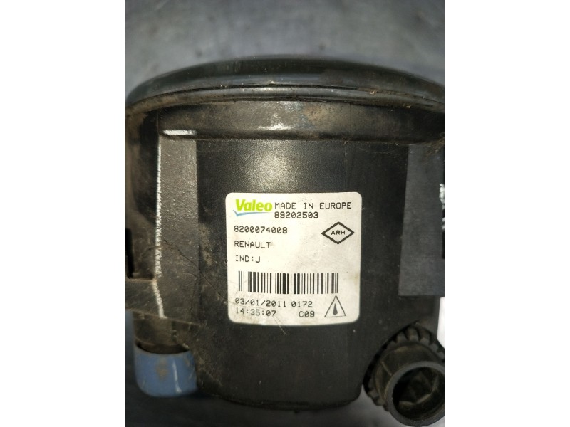 Recambio de faro antiniebla izquierdo para renault megane iii grandtour (kz0/1) 1.6 16v (kz0u, kz1b, kz1u) referencia OEM IAM 89