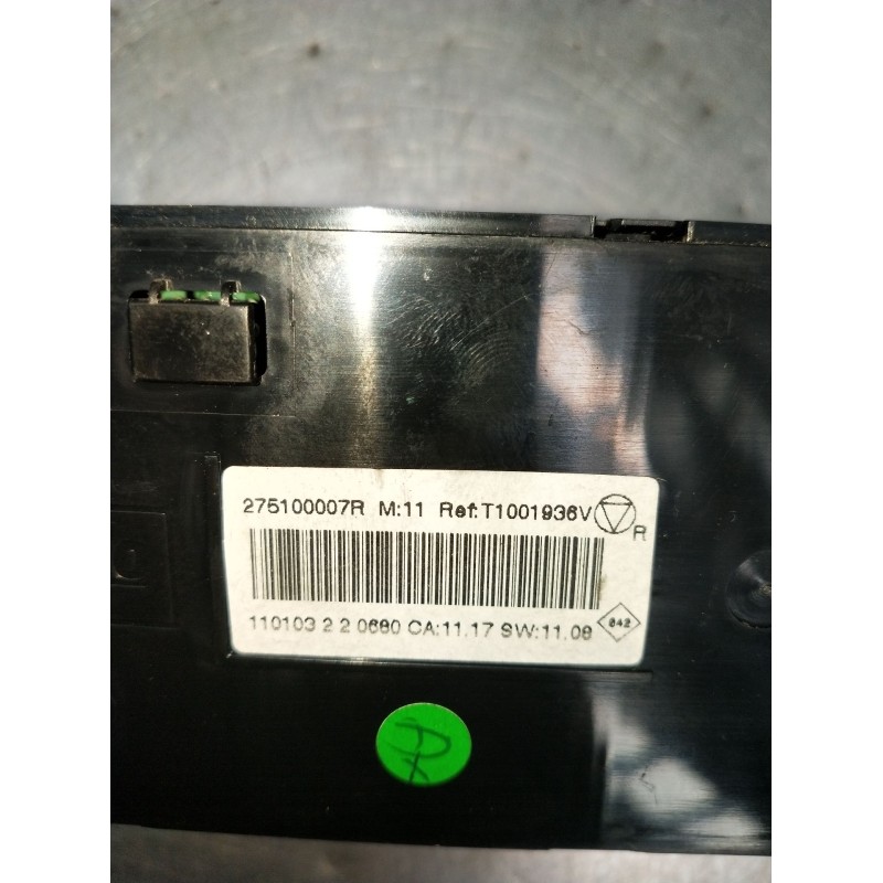 Recambio de mando calefaccion / aire acondicionado para renault megane iii grandtour (kz0/1) 1.6 16v (kz0u, kz1b, kz1u) referenc